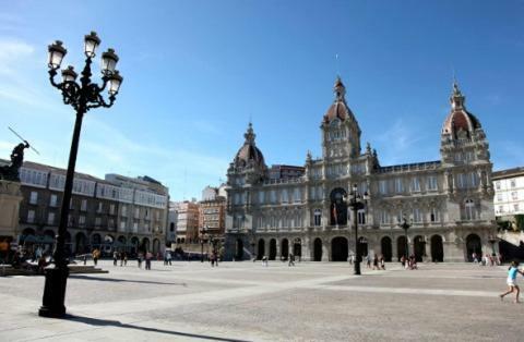 Apartmán Apartamento En Pleno Centro A Coruña Exteriér fotografie